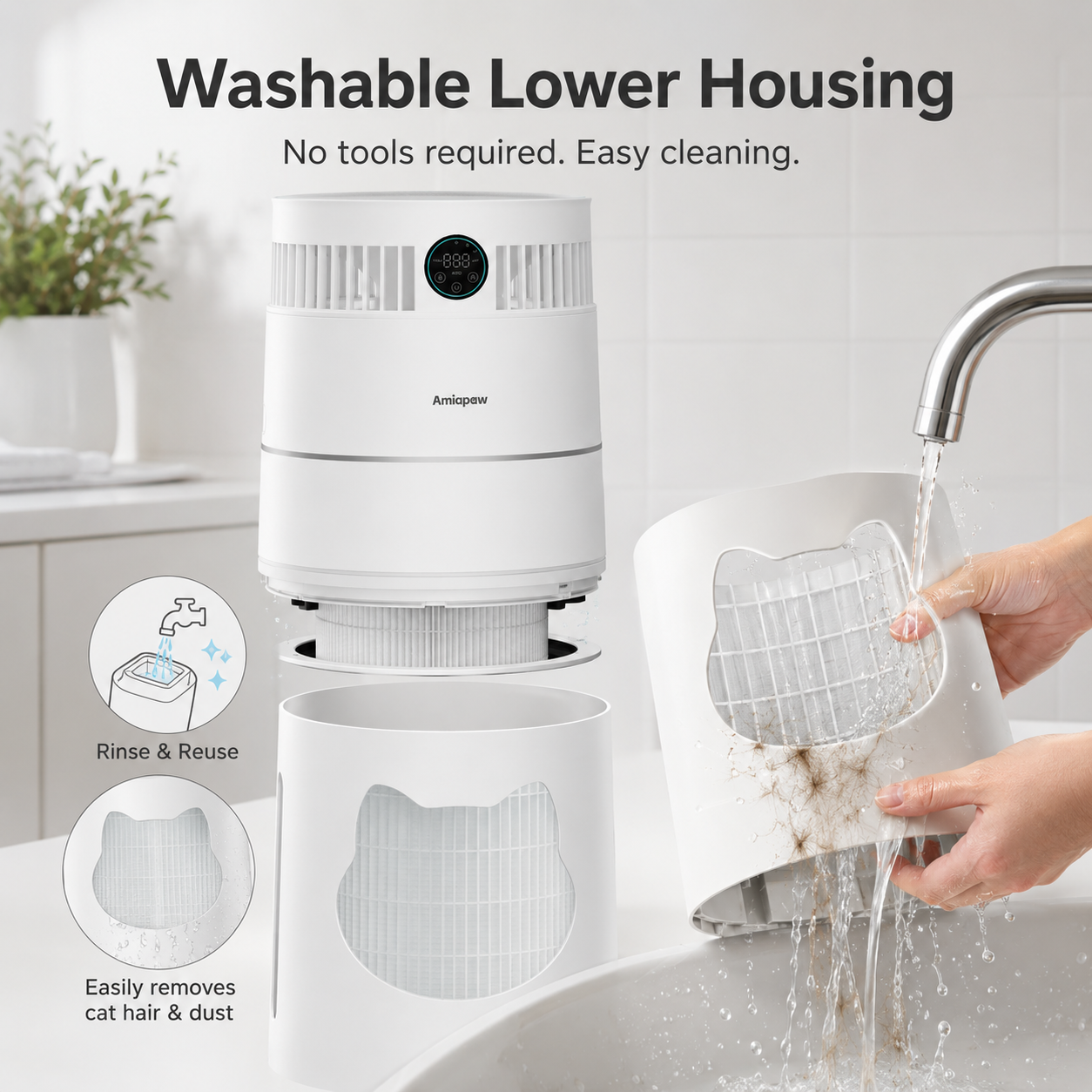 Amiapaw Z2 Cat Air Purifier 8