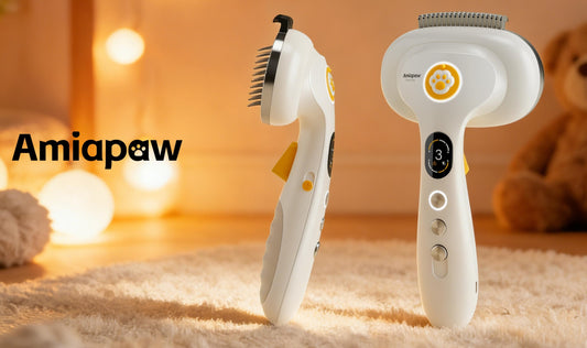 Amiapaw Cat Steam Grooming Brush
