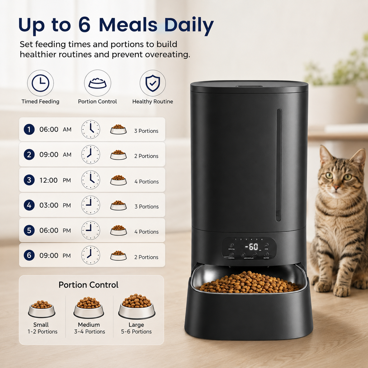 Amiapaw F2 Smart Pet Feeder 3