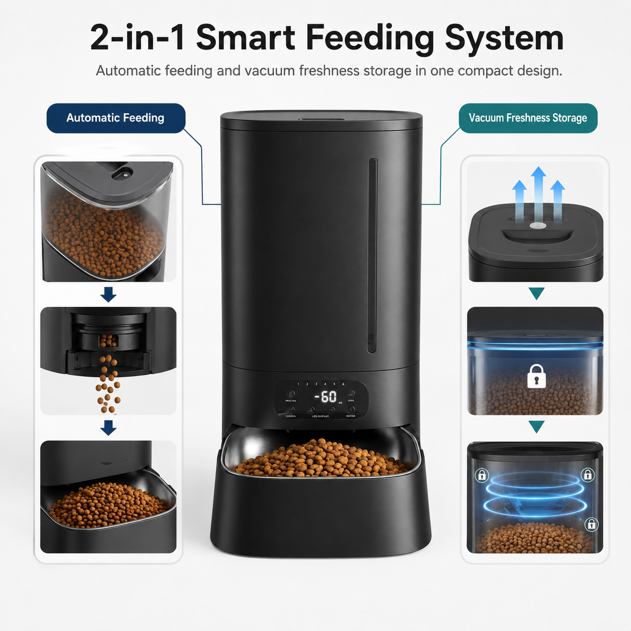 Amiapaw F2 Smart Pet Feeder 6