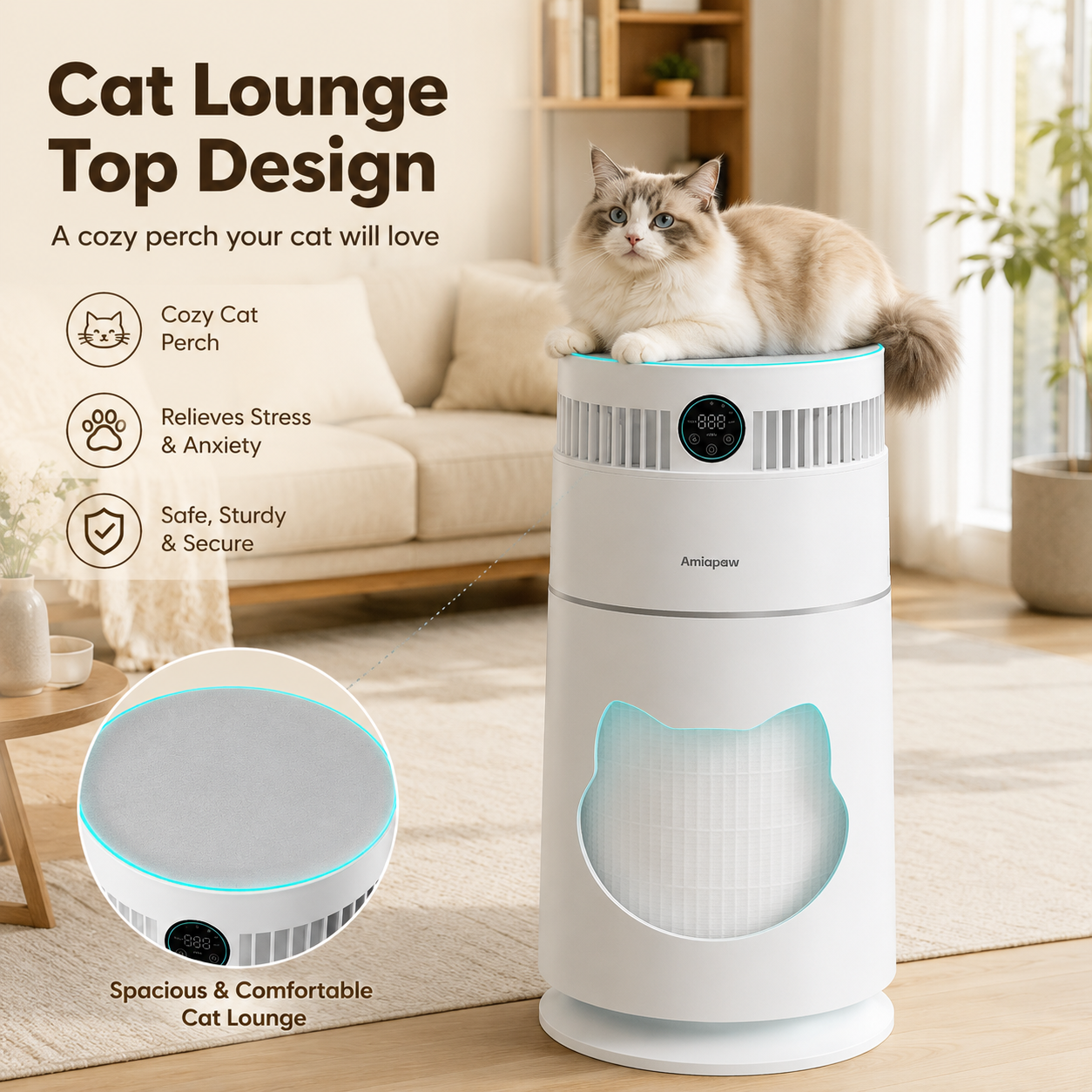 Amiapaw Z2 Cat Air Purifier 3